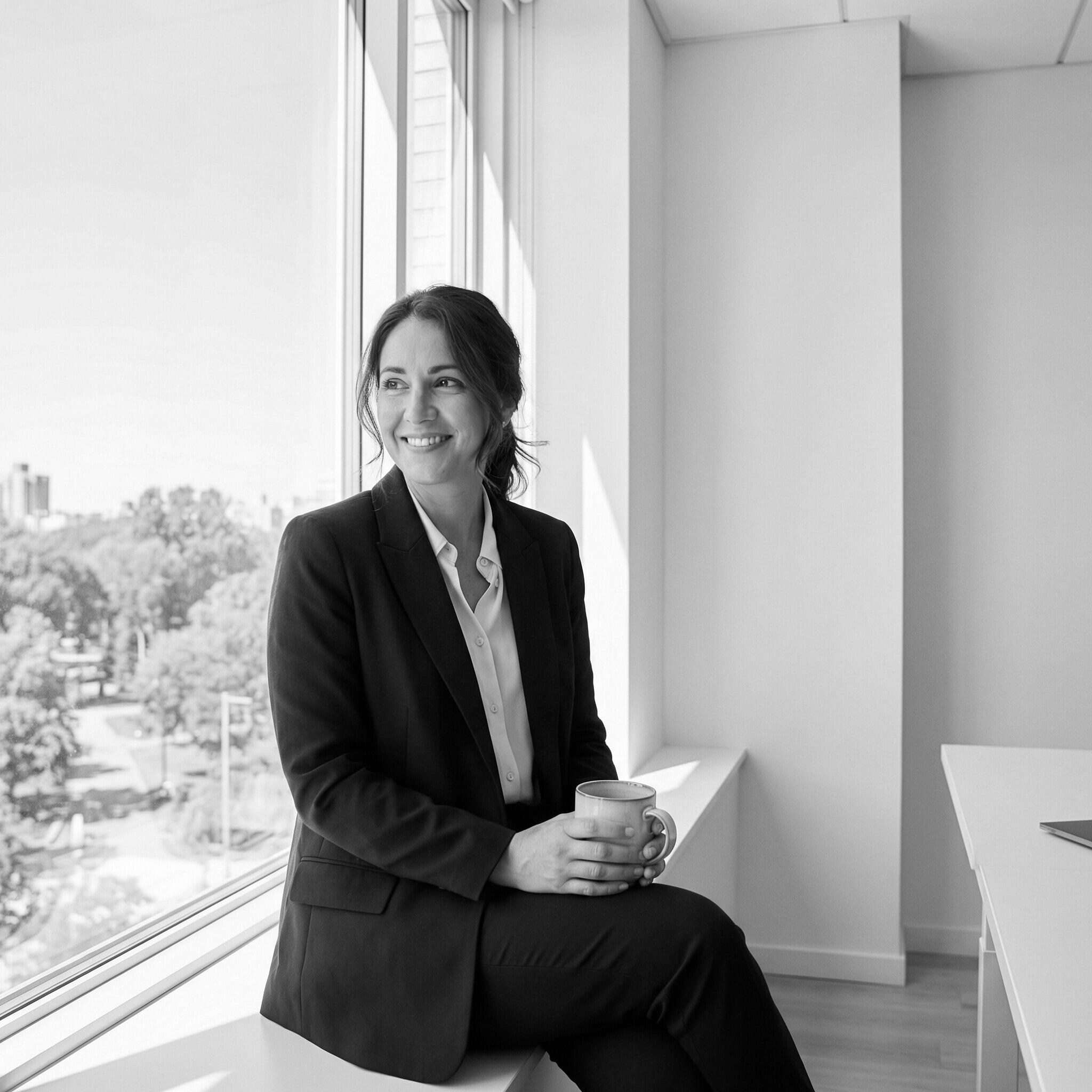 Mentale Klarheit Frau die mentale Klarheit ausstrahlt