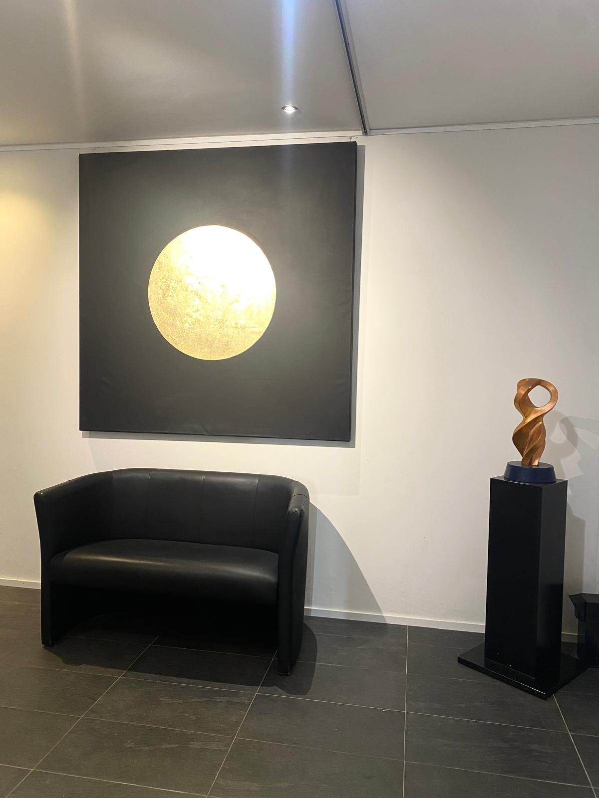 Wartebereich Kilchberg, Zürich Wartebereich in Zürich, Kilchberg mit abstrakter Kunst